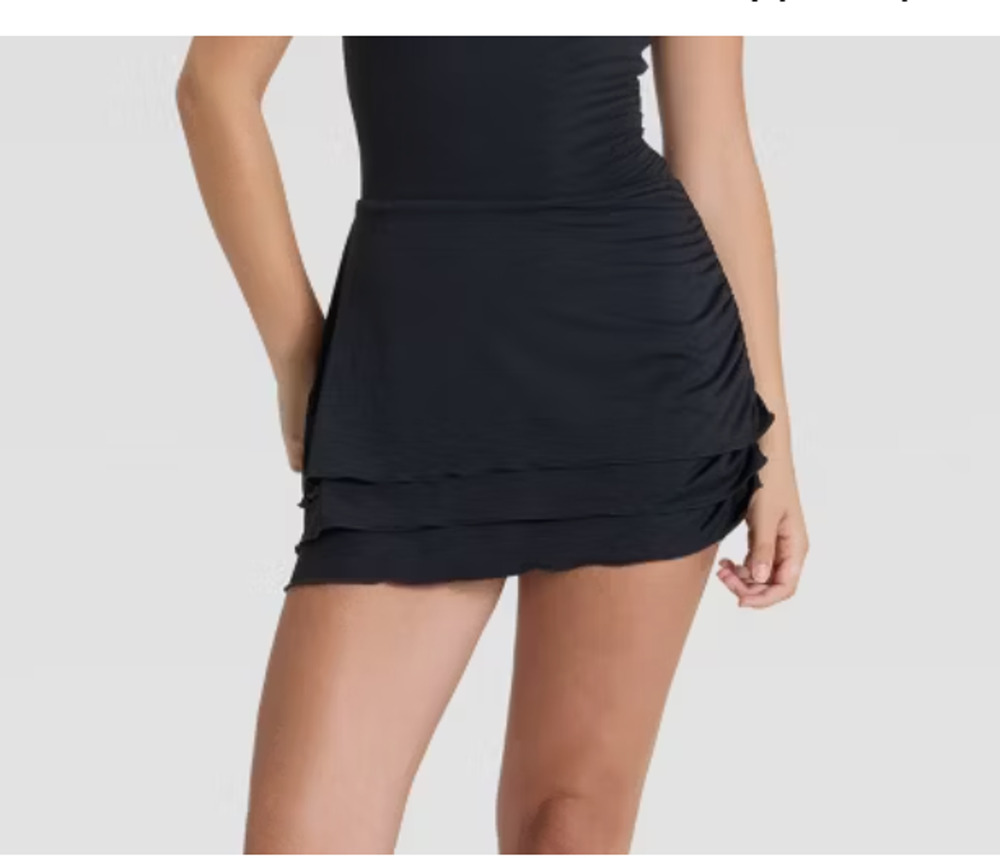 Layered Active Dress W/Built-In Shorts Sz X-Large Black NWT - JoyLab
